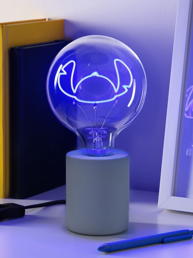 Disney Blue Stitch LED Neon Bulb Lamp - Image 1 of 5 Disney Blue Stitch LED Neon Bulb Lamp - Image 1 of 5