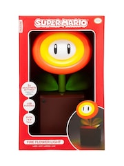 Nintendo Red Fire Flower Lamp - Image 6 of 6