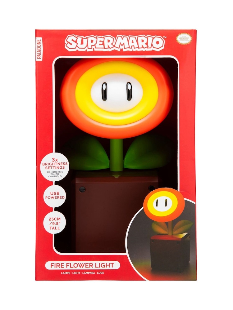 Nintendo Red Fire Flower Lamp - Image 6 of 6 Nintendo Red Fire Flower Lamp - Image 6 of 6