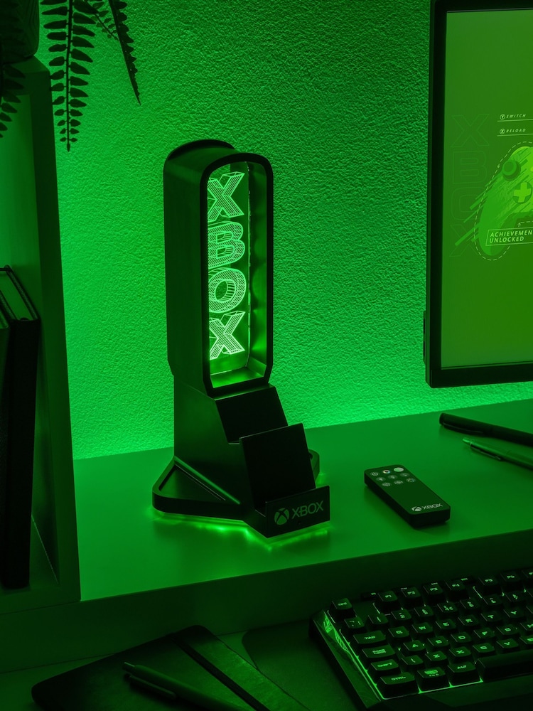 Xbox Black Desk Headphone Stand With Light - Image 4 of 4 Xbox Black Desk Headphone Stand With Light - Image 4 of 4