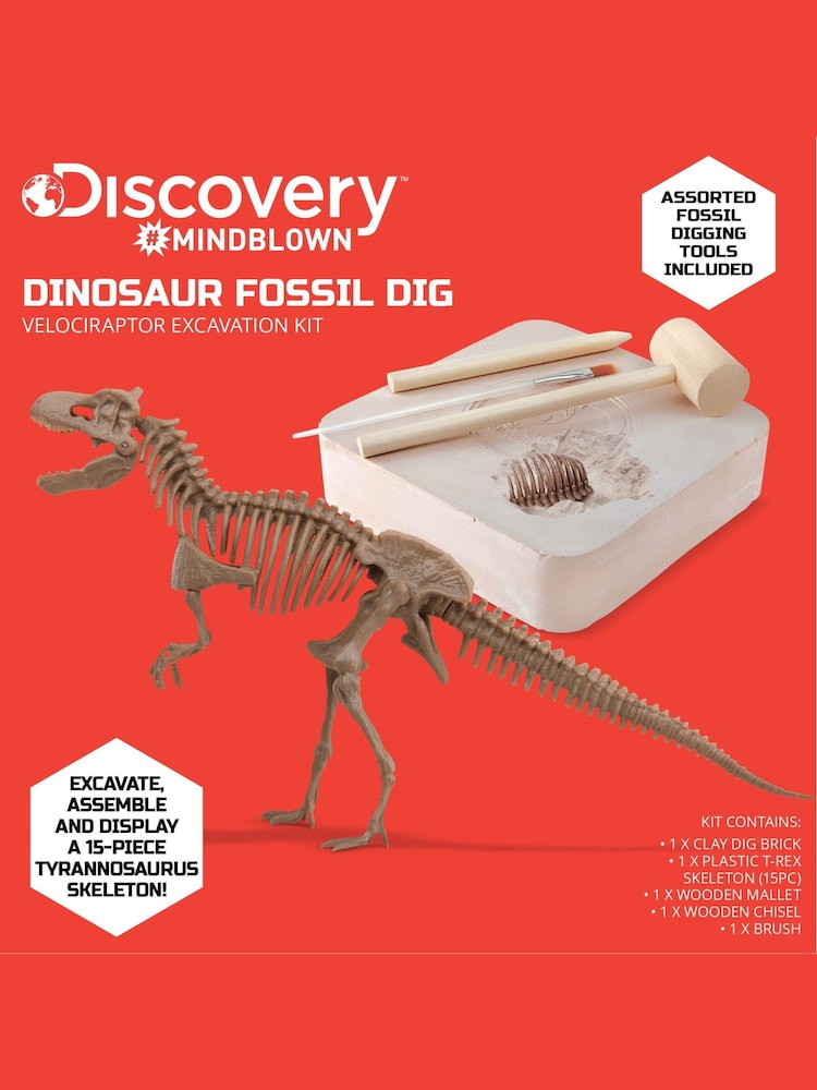 Discovery Mindblown Dinosaur Excavation Kit 3D Puzzle TRex Toy - Image 2 of 5