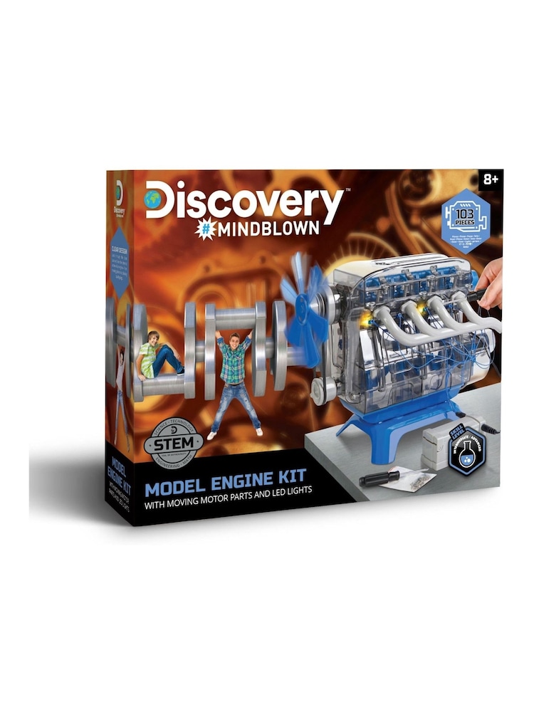 Discovery Mindblown Kids Model Engine Kit Toy - Image 5 of 5 Discovery Mindblown Kids Model Engine Kit Toy - Image 5 of 5