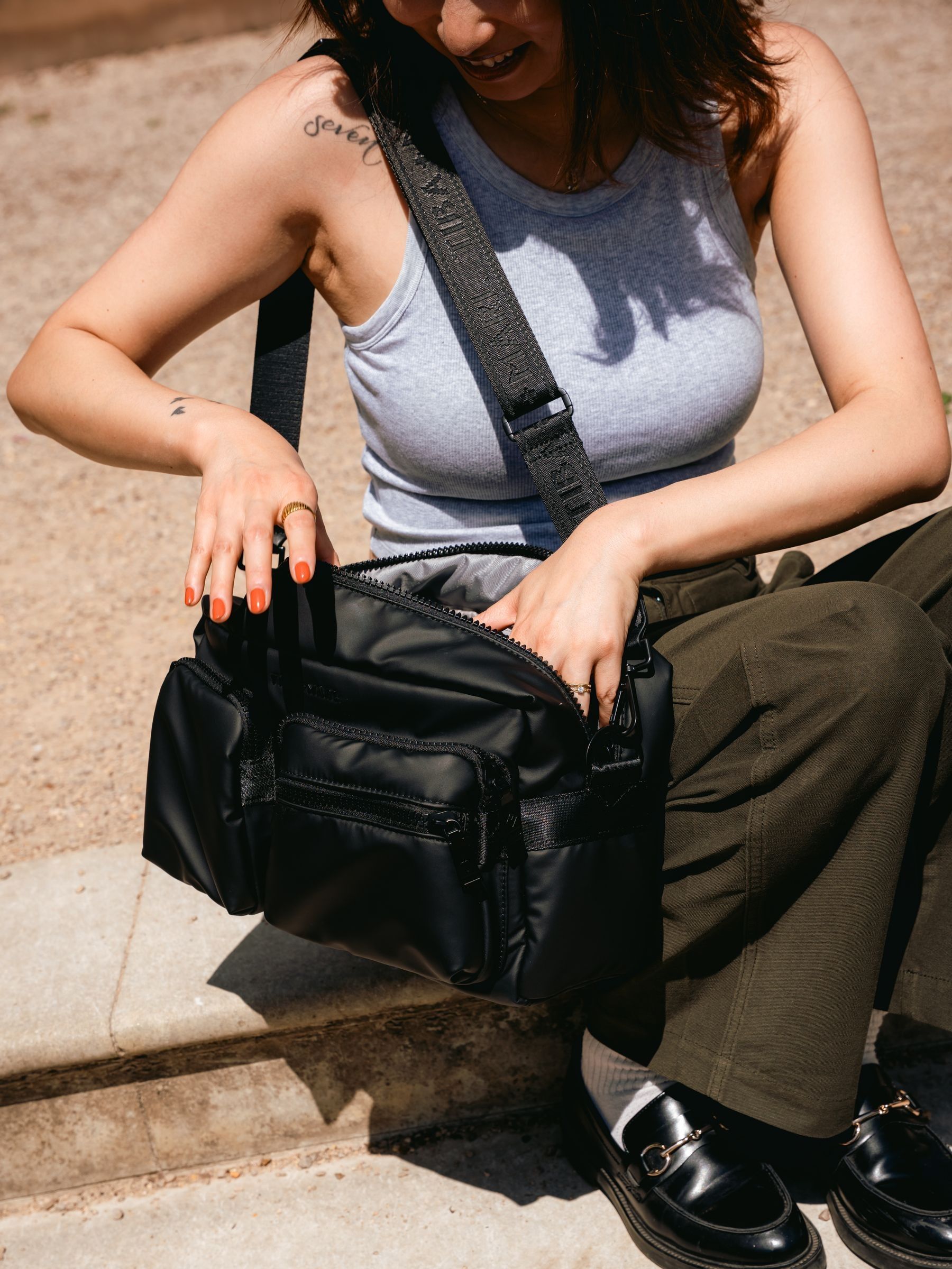リトルキングスXL 2パック Buy Tiba + Marl Black Axel Buggy Organiser/Changing Bag from the