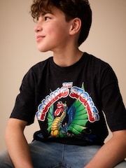 Rolling Stones ブラック ウォッシュ加工 - バンド Tシャツ（3～16 歳） - 画像 4 / 8