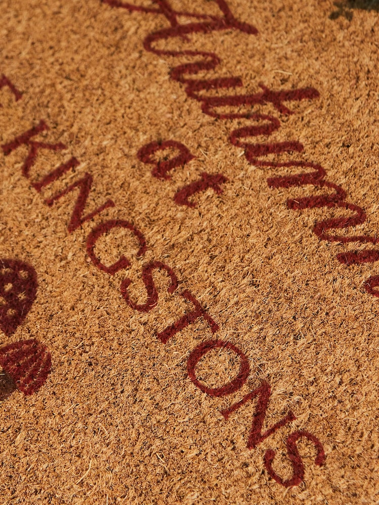 Made Yours Natural Personalised Autumn Coir Door Mat - Image 2 of 2 Made Yours Natural Personalised Autumn Coir Door Mat - Image 2 of 2