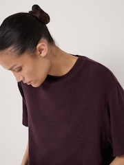 Hush Purple Elle Supersoft T-Shirt - Image 4 of 6