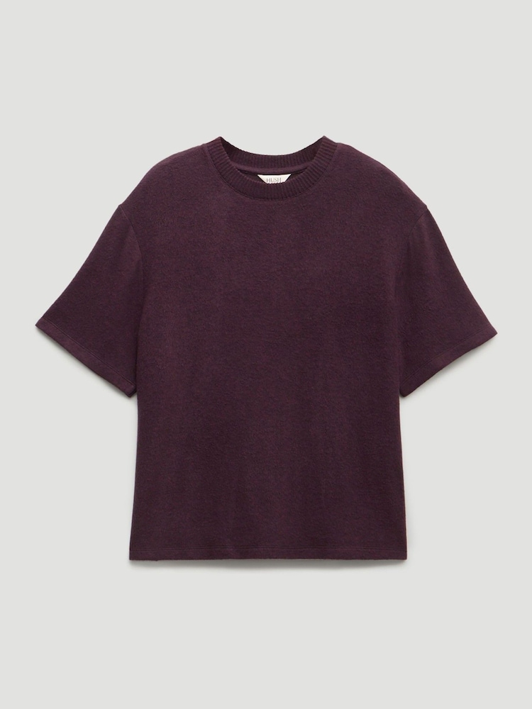 Hush Purple Elle Supersoft T-Shirt - Image 6 of 6