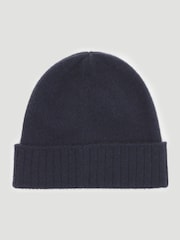 Hush Blue Cashmere Beanie - Image 3 of 3