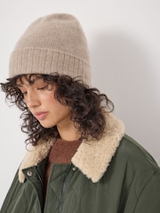 Hush Natural Cashmere Beanie - Image 2 of 3