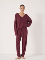 Hush Purple Elle Supersoft Joggers - Image 2 of 5
