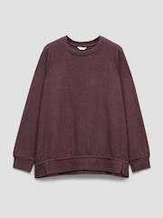 Hush Brown Elle Supersoft Raglan Top - Image 1 of 1