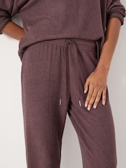 Hush Brown Elle Supersoft Joggers - Image 3 of 3