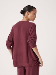 Hush Purple Elle Supersoft Raglan Top - Image 3 of 5