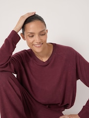 Hush Purple Elle Supersoft Raglan Top - Image 4 of 5