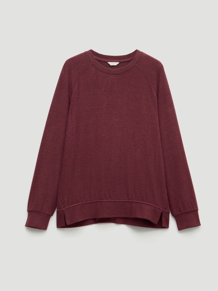Hush Purple Elle Supersoft Raglan Top - Image 5 of 5