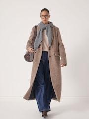 Hush Natural Meridah Italian Wool Coat - Image 1 of 7