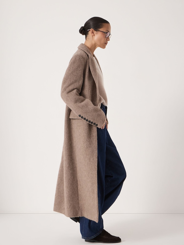 Hush Natural Meridah Italian Wool Coat - Image 2 of 7