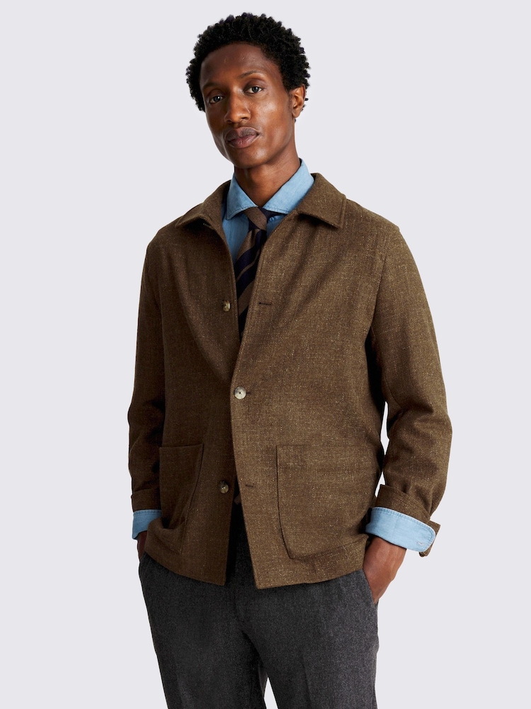 MOSS Lime Green Shacket - Image 1 of 4