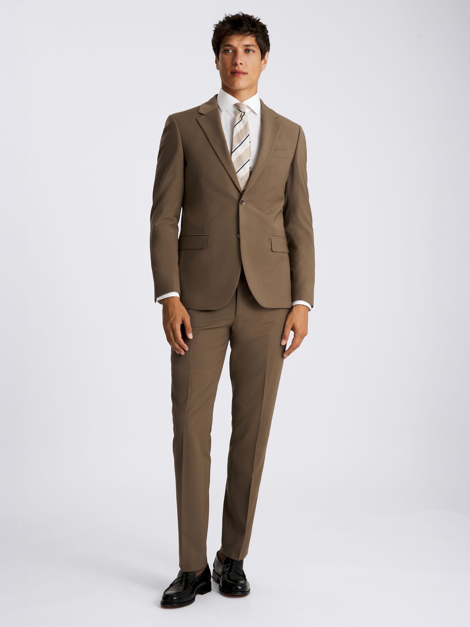 Buy DKNY Dark Camel Slim Performance Suit Jacket from Next USA