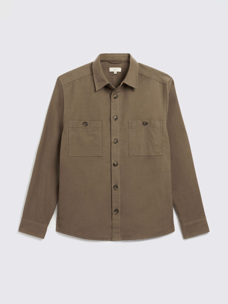 MOSS Natural Moleskin Overshirt - Image 5 of 5 MOSS Natural Moleskin Overshirt - Image 5 of 5