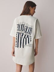 Cream Graphic Nightie - Image 4 of 8