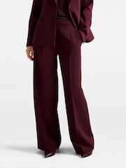Forever New Red Lee Wide Leg Pants - Image 1 of 5