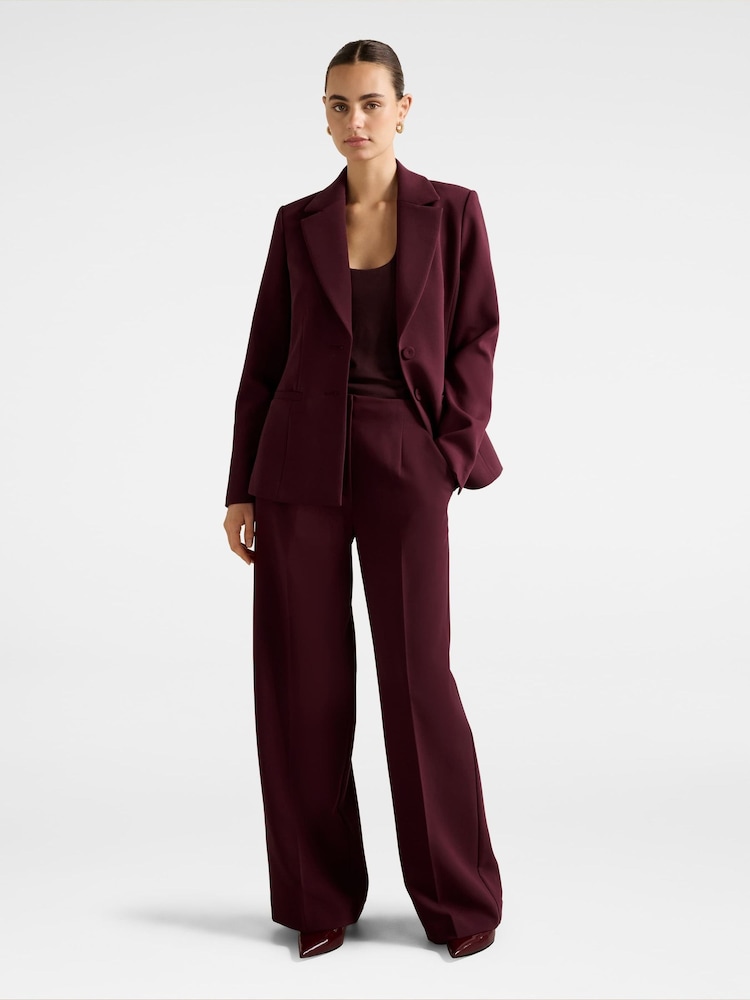 Forever New Red Lee Wide Leg Pants - Image 5 of 5 Forever New Red Lee Wide Leg Pants - Image 5 of 5