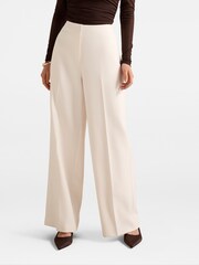 Forever New Cream Lina Wide Leg Trouser - Image 1 of 5