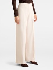 Forever New Cream Lina Wide Leg Trouser - Image 4 of 5
