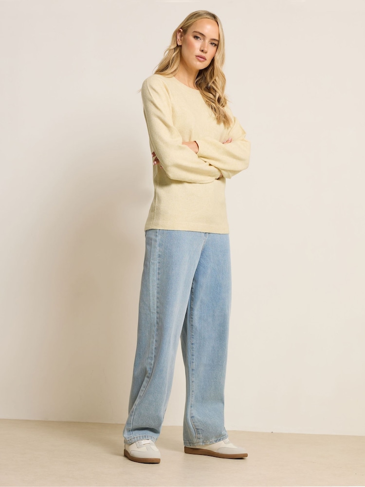 Long Tall Sally Yellow Balloon Sleeve Jumper - Image 2 of 5