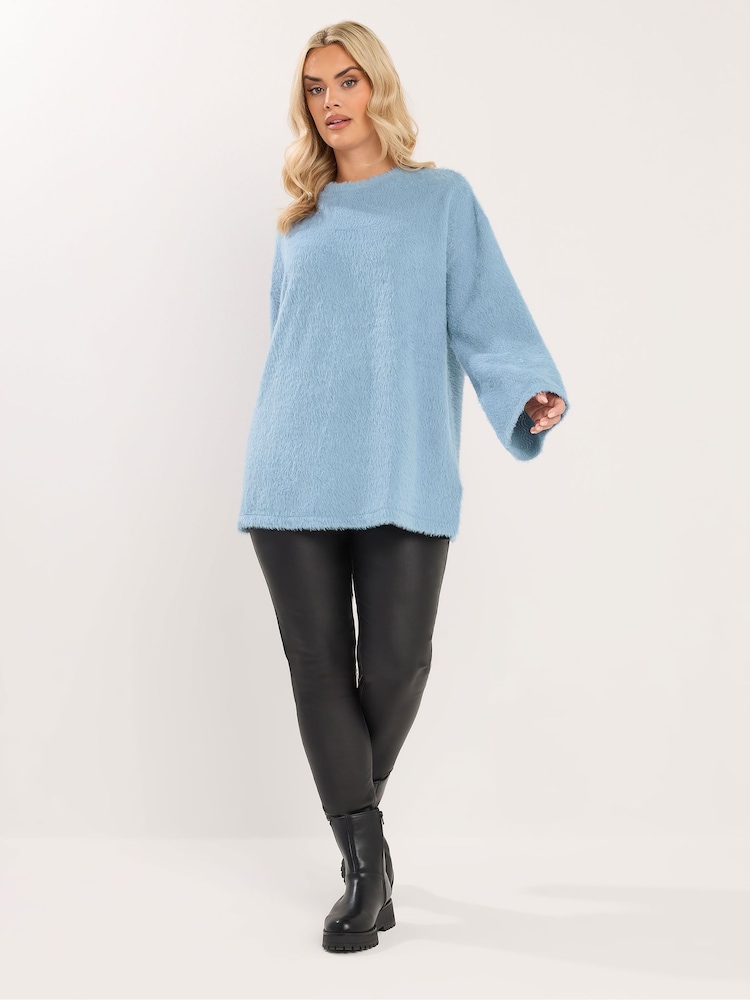 Azul - Yours Curve Eyelash Jumper - Imagen 2 de 5