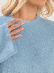 Azul - Yours Curve Eyelash Jumper - Imagen 4 de 5