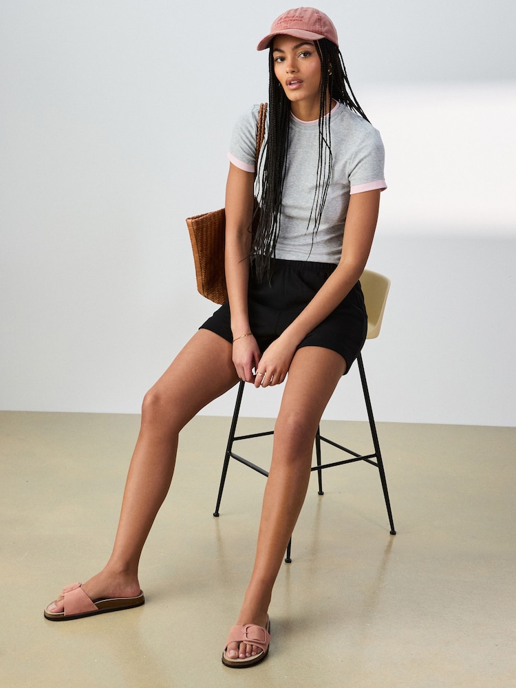 Black Sweat Shorts - Image 2 of 7