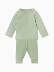 MORI Supersoft Ribbed Pyjamas Set - Image 2 of 4