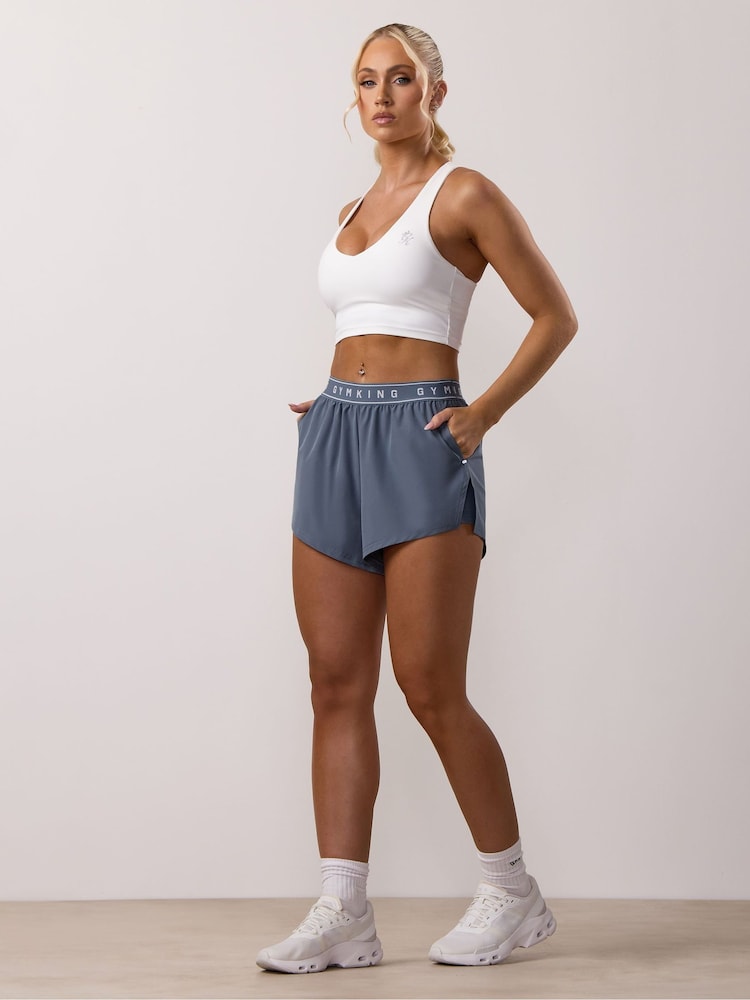 Gym King Blue Adapt 2-In-1 Short - Image 4 of 4 Gym King Blue Adapt 2-In-1 Short - Image 4 of 4