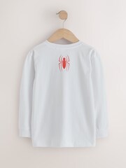 白色 - Spiderman长袖T恤（ 3 16 ） - 图片2 / 4
