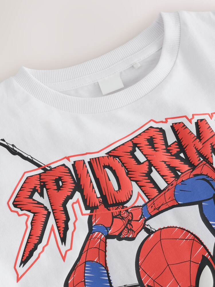 白色 - Spiderman长袖T恤（ 3 16 ） - 图片4 / 4