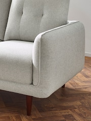 Julian Bowen Light Grey Remy Seater Fabric Sofa - Image 3 of 6
