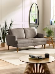 Julian Bowen Coyote Grey Daisy Compact Sofa - Image 1 of 6