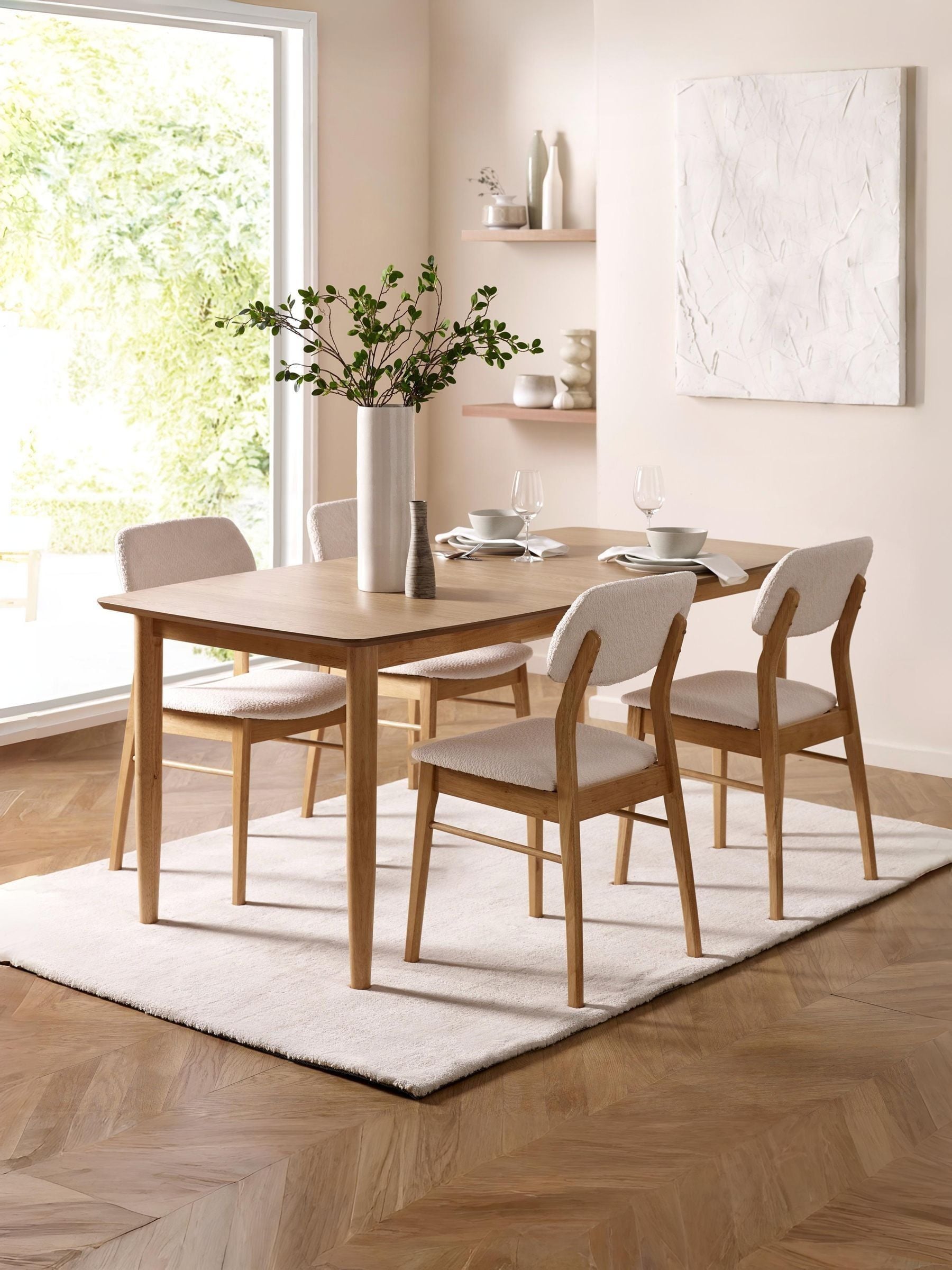 Julian Bowen Unisex White Set Of 2 Theia Dining Chairs - Image 2