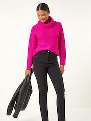 Roman Black Slim & Shape Enhance Stretch Denim Trousers - Image 2 of 5