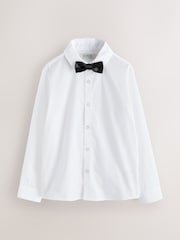 Baker by Ted Baker Long Sleeve Shirt with Bow Tie - Image 4 of 9