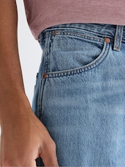 Modrá - Wrangler Frontier Straight Fit Jeans - Obrázek 5 z 8