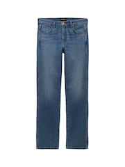Modrá - Wrangler Frontier Straight Fit Jeans - Obrázek 6 z 8