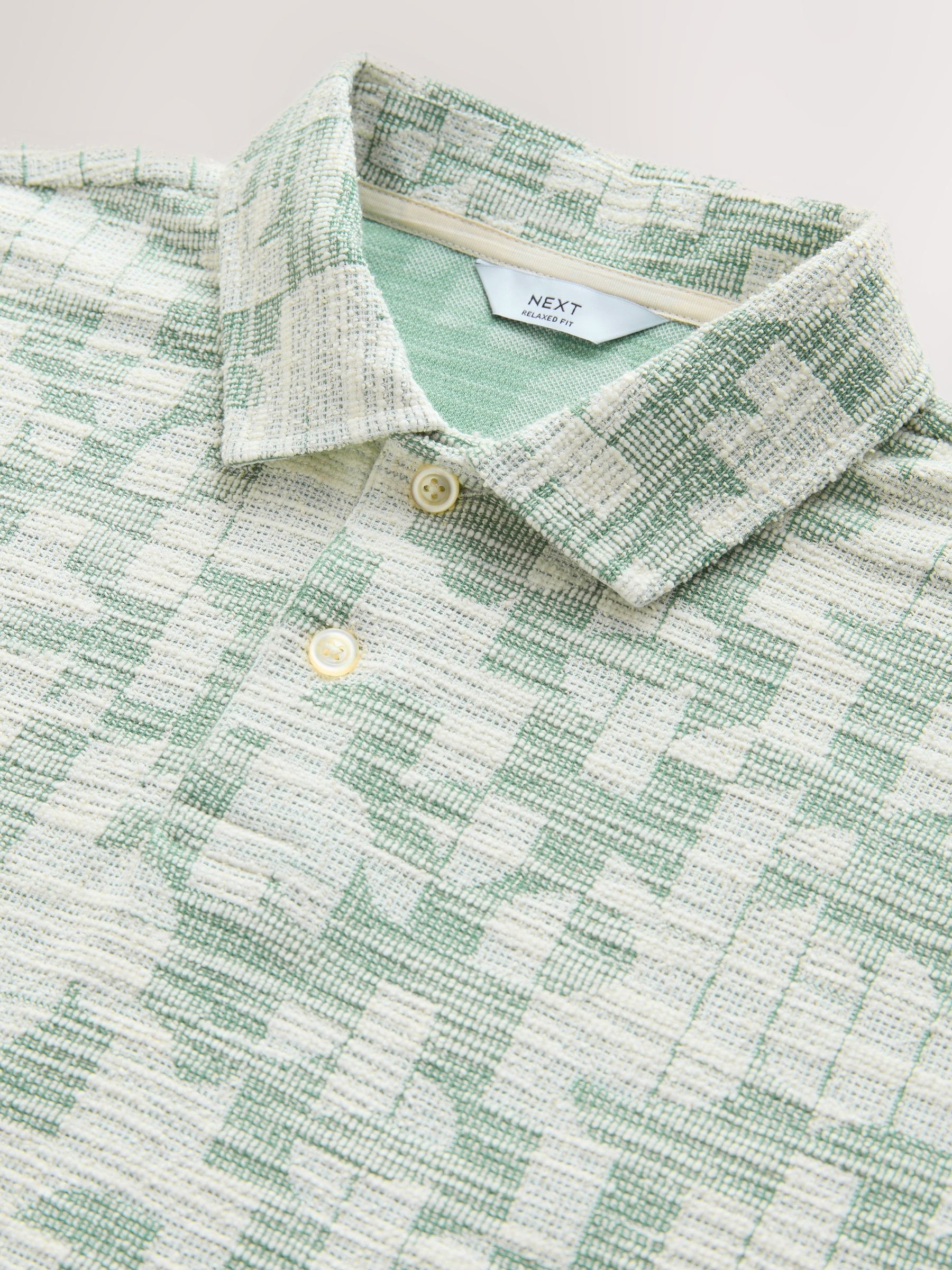 トップス GOOUCH abstract pattern polo shirt トップス GOOUCH