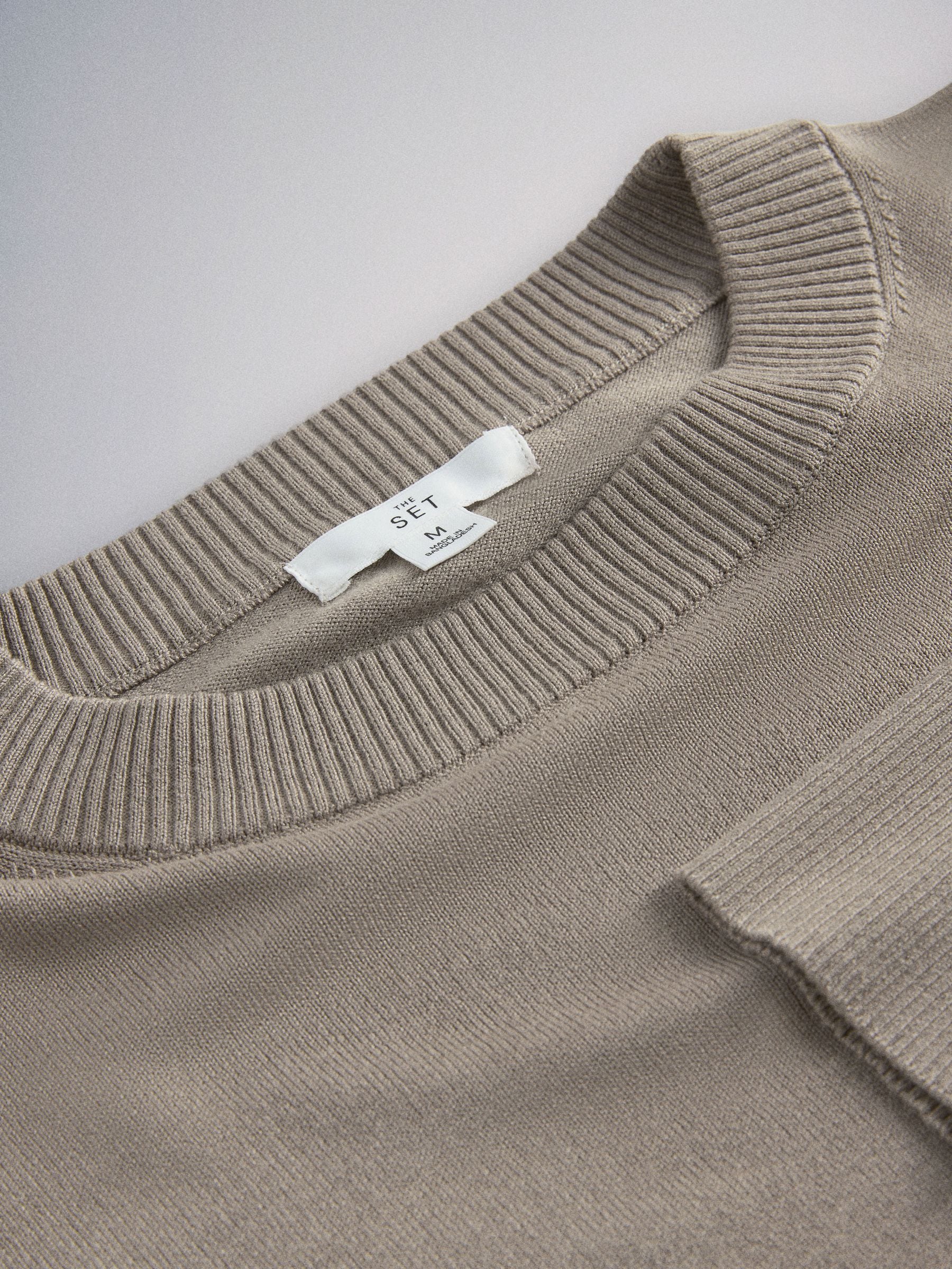 トップス ENDS AND MEANS / Crew Neck Knit Buy The Set 3 Pack Fine Knit Crew Neck Jumpers Chocolate Brown