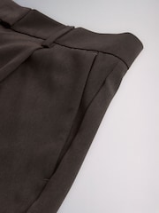 The Set 2 Pack Formal Pleated Front Shorts Chocolate Brown/Cinder Brown - Image 9 of 10