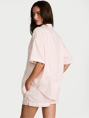 Victoria's Secret Pretty Blossom Pink Iconic Stripe Modal Short Pyjama Set - Image 2 of 2