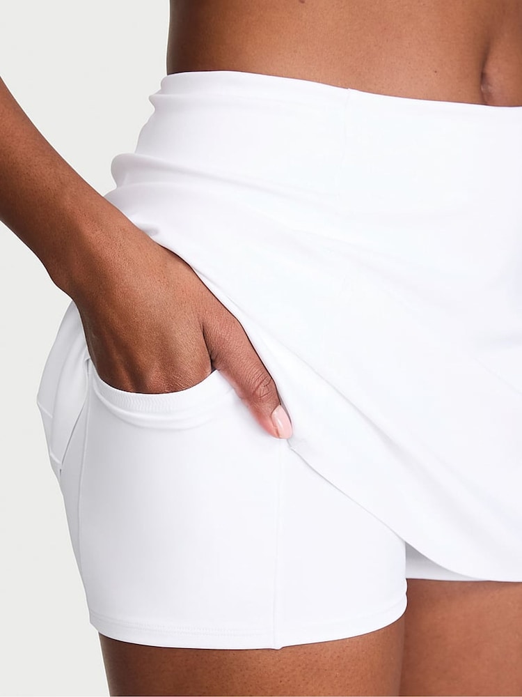 Victoria's Secret White Elevate™ Skort - Image 3 of 3 Victoria's Secret White Elevate™ Skort - Image 3 of 3