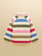 Joules Girls' Borg Fleece Jacket - صورة 4 من 7